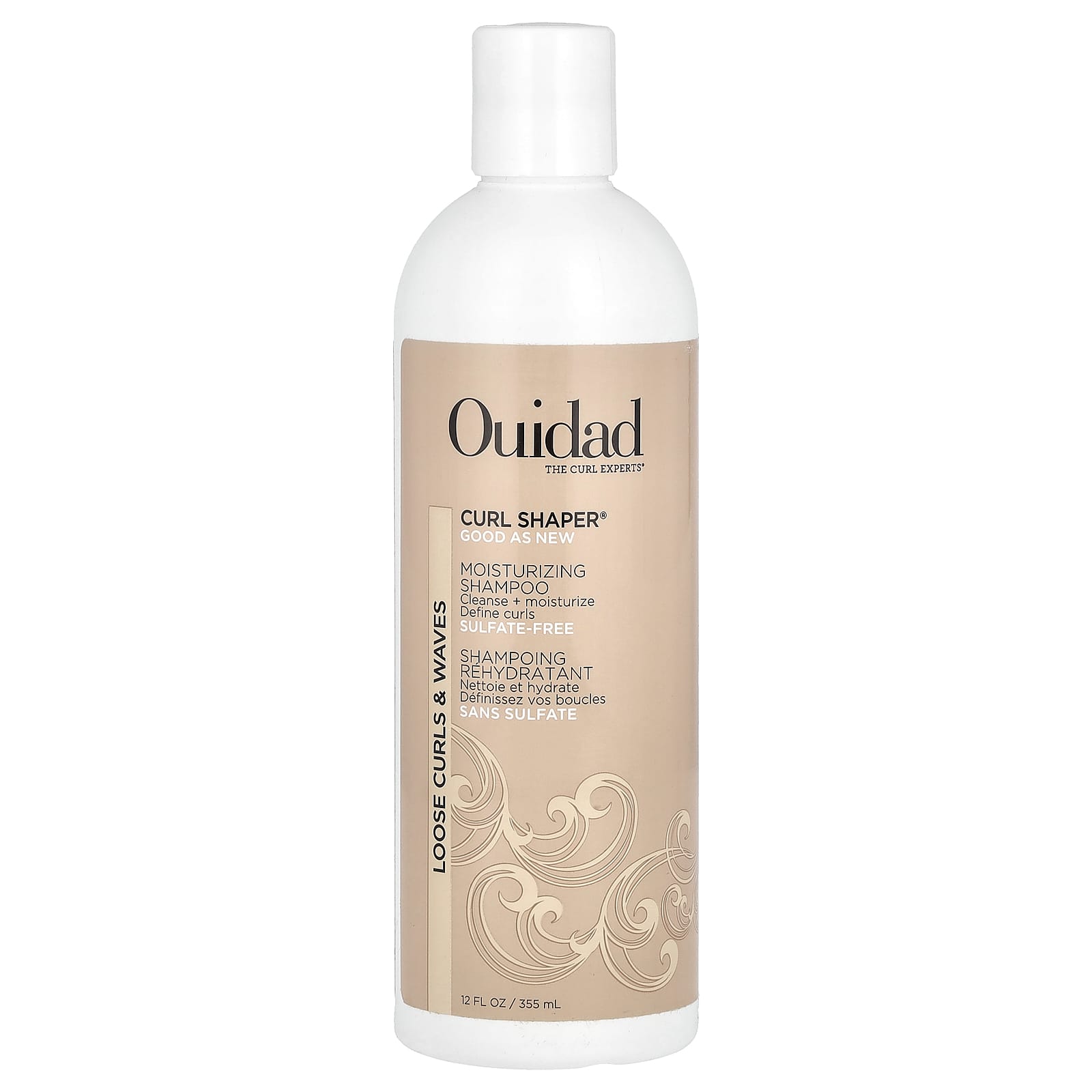 Ouidad, Curl Shaper®, Moisturizing Shampoo, Loose Curls & Waves, 12 fl oz (355 ml) - Image 1