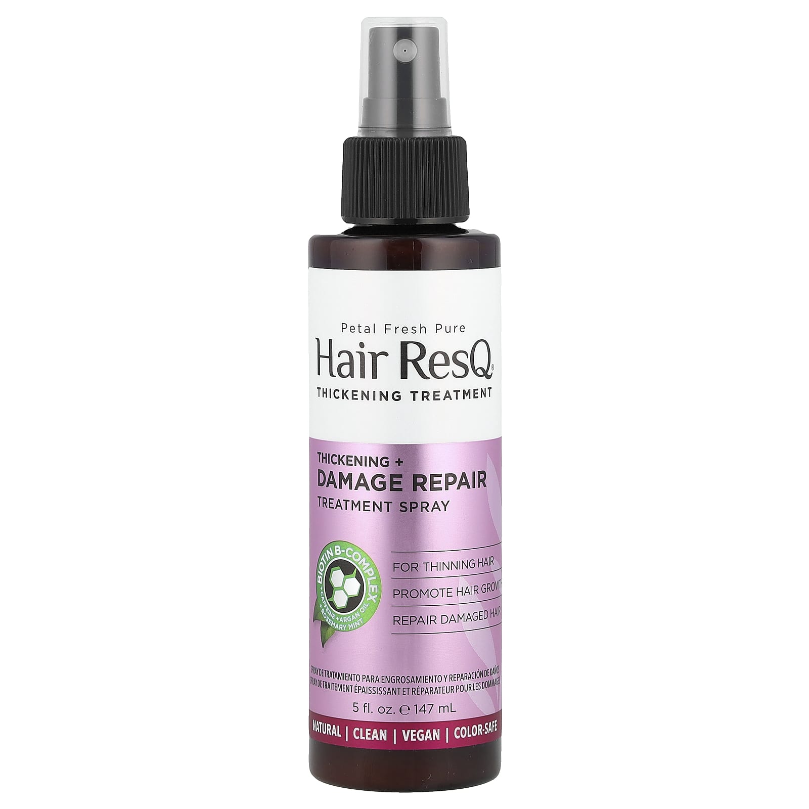 Petal Fresh, Hair ResQ®, Thickening + Damage Repair Treatment Spray, 5 fl oz (147 ml) - Image 1