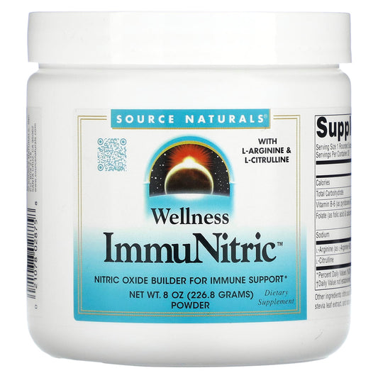 Source Naturals, Wellness, ImmuNitric Powder, 8 oz (226.8 g) - Image 1