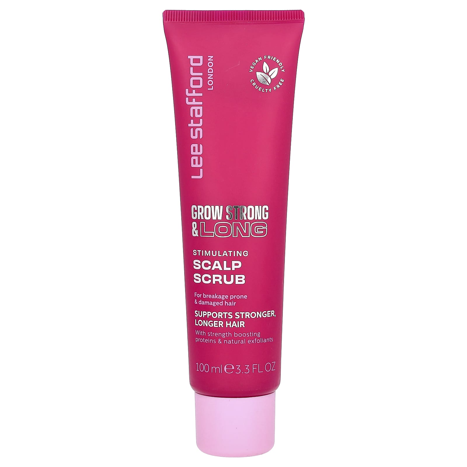 Lee Stafford, Grow Strong & Long, Stimulating Scalp Scrub, 3.3 fl oz (100 ml) - Image 1