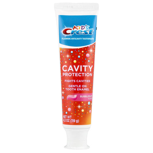 Kids Cavities Protection Toothpaste by Crest - Bubble Gum Flavor - Image 1