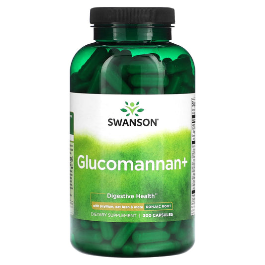 Swanson, Glucomannan+, 300 Capsules - Image 1