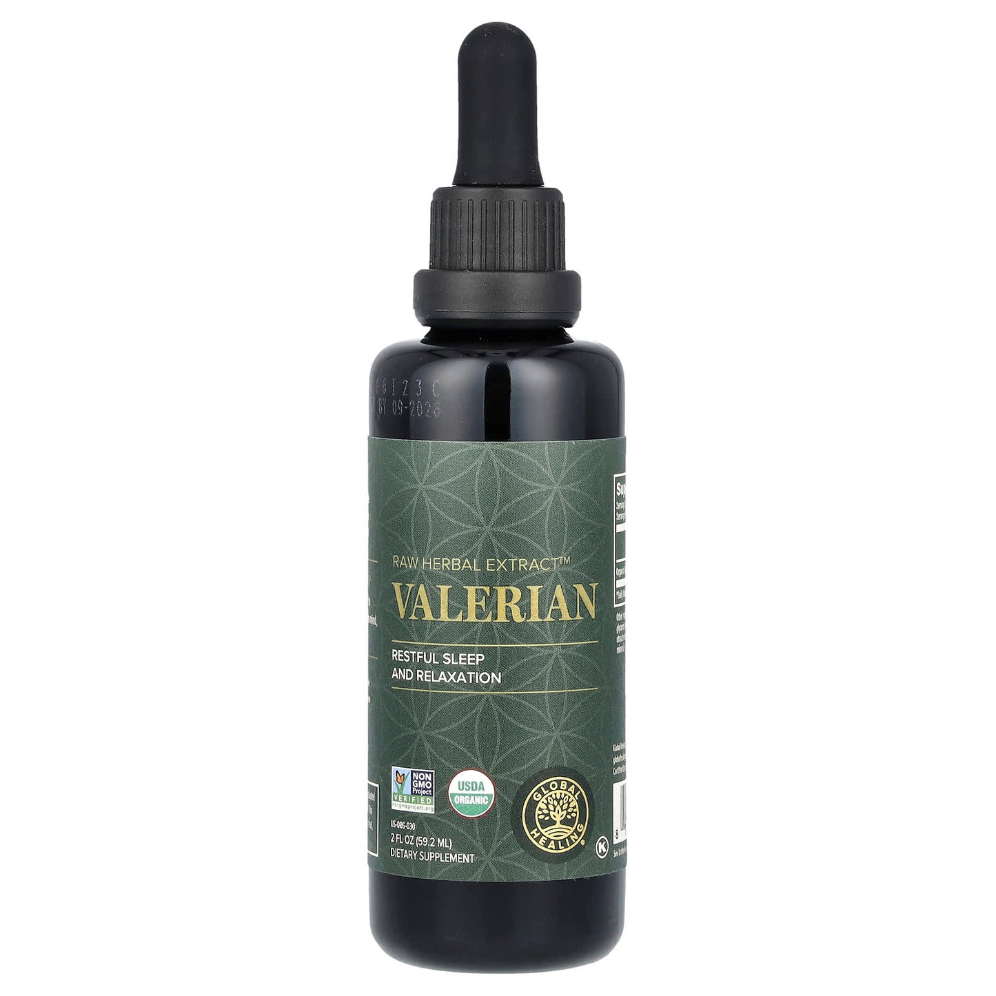 Global Healing Valerian Root for Deep Restful Sleep, 59.2 ml - Image 1