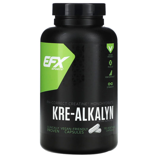 Efx Sports Kre-Alkalyn pH-Correct Creatine Supplement 120 Capsules - Image 1