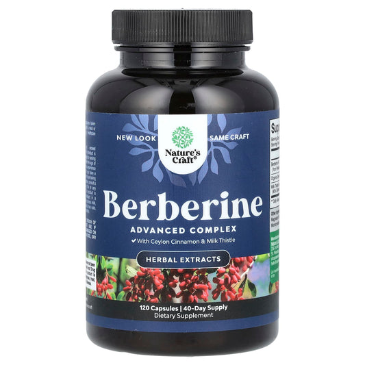 Nature's Craft, Berberine, 120 Capsules - Image 1