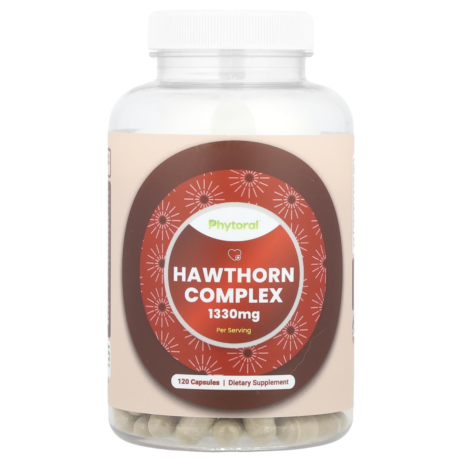 Phytoral, Hawthorn Complex, 120 Capsules (665 mg per Capsule) - Image 1