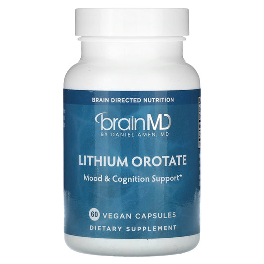 Lithium Orotate 5mg, 60 Vegan Capsules for Mood & Cognitive Support - Image 1