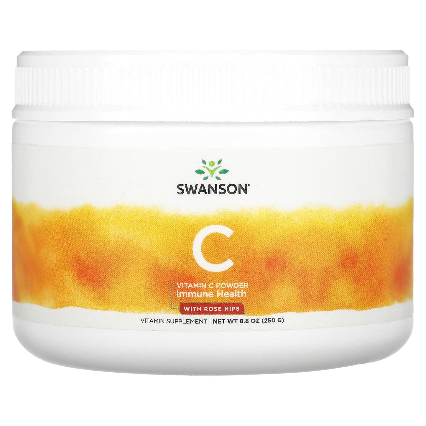 Swanson, Vitamin C Powder, with Rose Hips, 8.8 oz (250 g) - Image 1