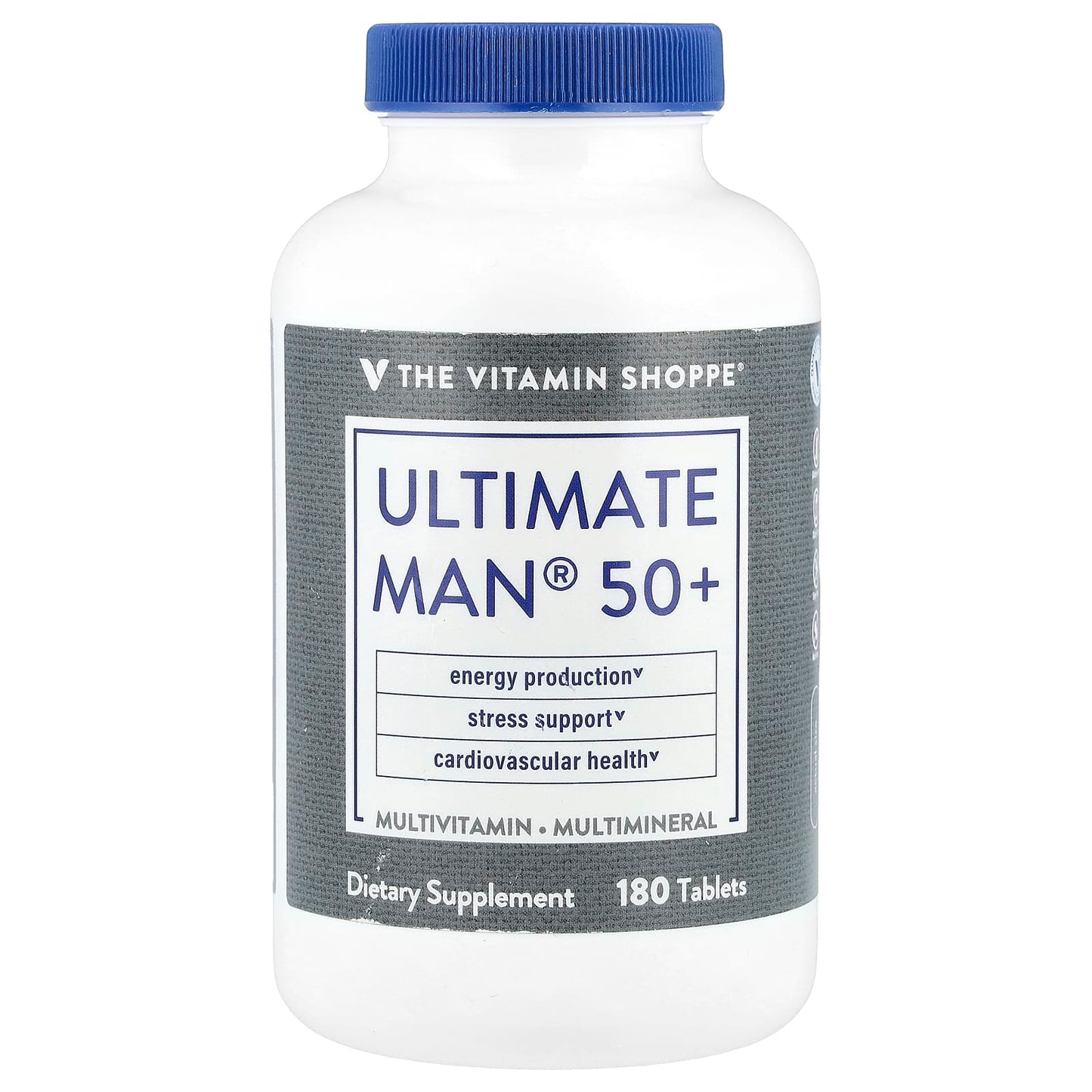 The Vitamin Shoppe, Ultimate Man® 50+, Multivitamin & Multimineral, 180 Tablets - Image 1