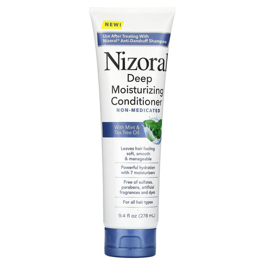Nizoral, Deep Moisturizing Conditioner, With Mint & Tea Tree Oil, 9.4 fl oz (278 ml) - Image 1