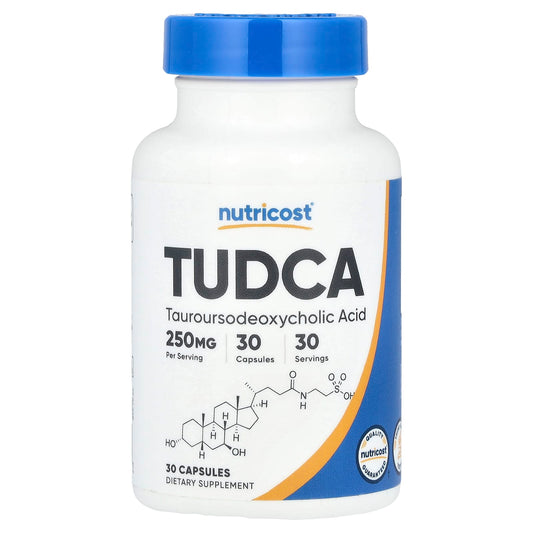 Nutricost, TUDCA, 250 mg, 30 Capsules - Image 1