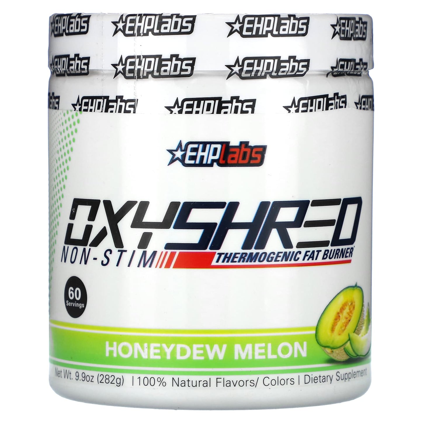 EHPlabs Non-Stim OxyShred Thermogenic Fat Burner, Honeydew Melon - 9.9 oz - Image 1