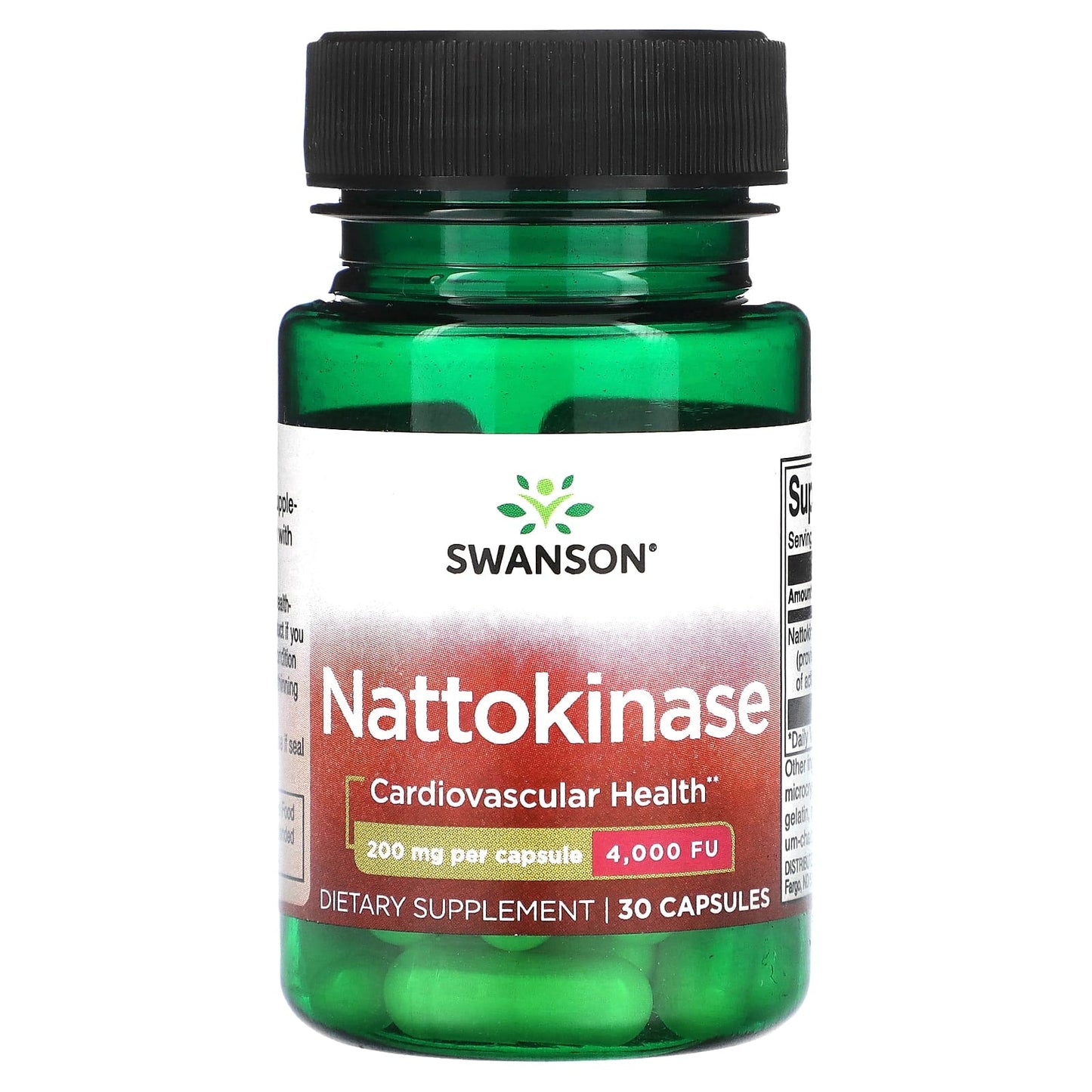 Swanson, Nattokinase, 200 mg, 30 Capsules - Image 1