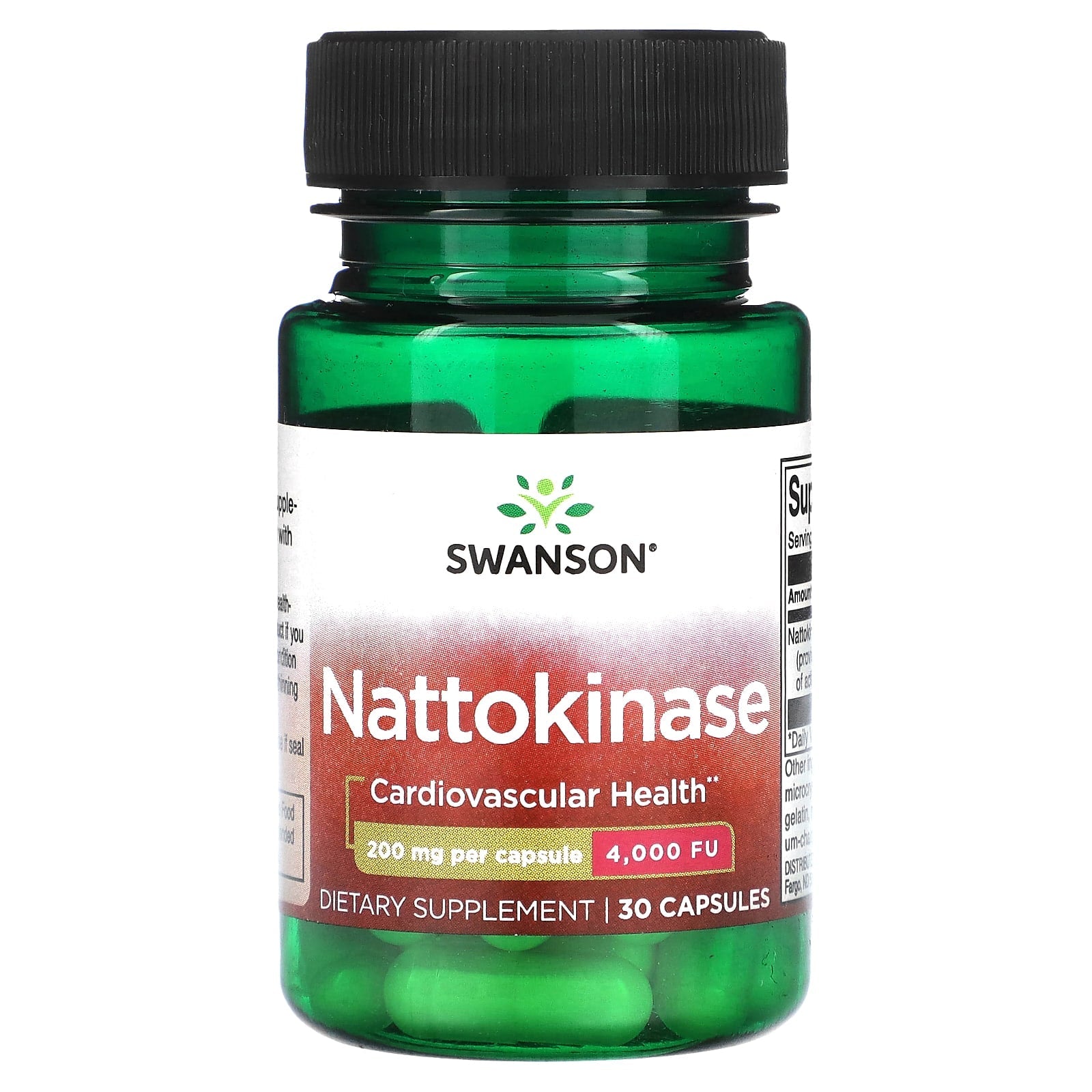 Swanson, Nattokinase, 200 mg, 30 Capsules - Image 1