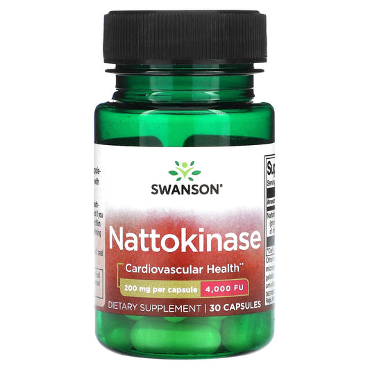 Swanson, Nattokinase, 200 mg, 30 Capsules - Image 1