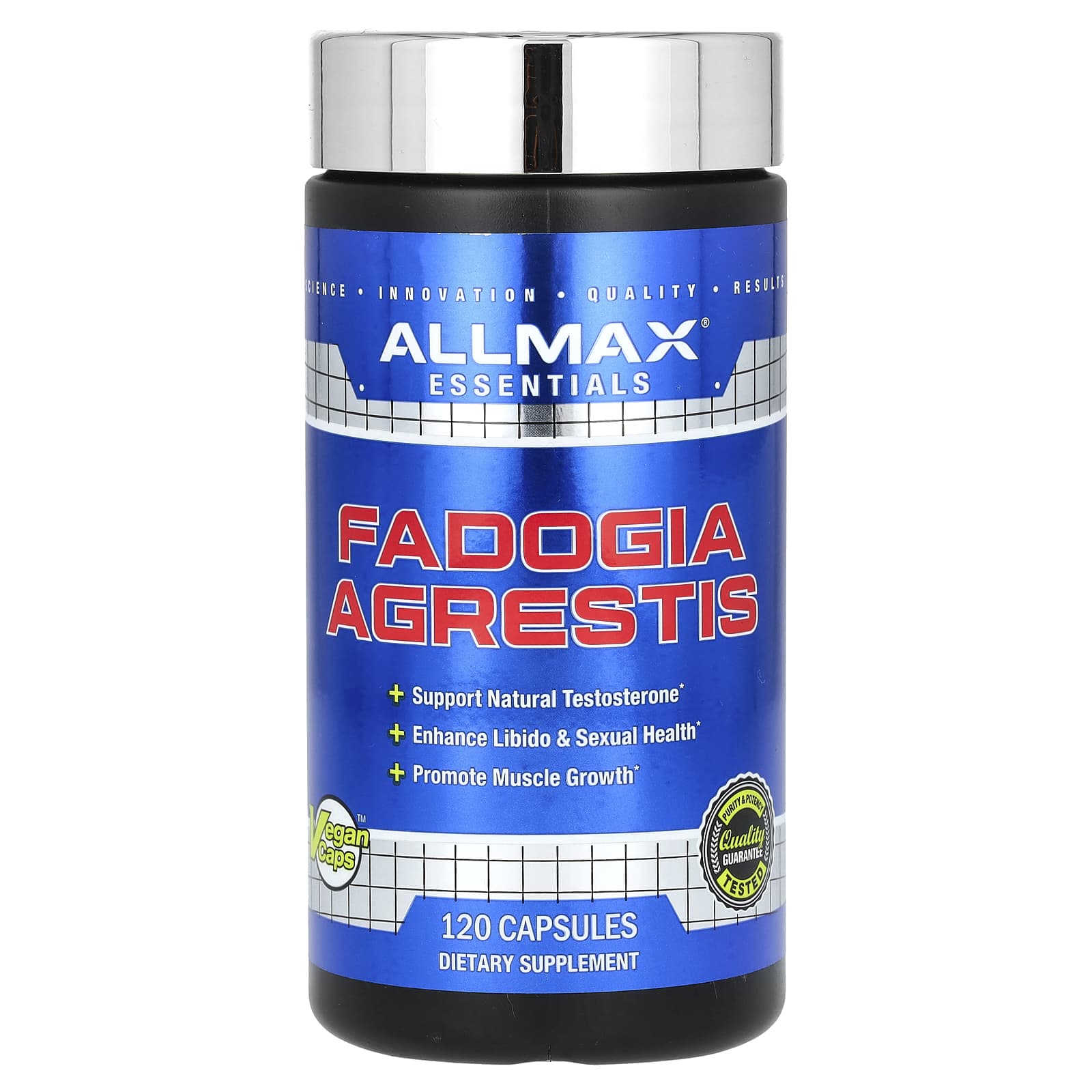 ALLMAX, Essentials, Fadogia Agrestis, 325 mg , 120 Capsules