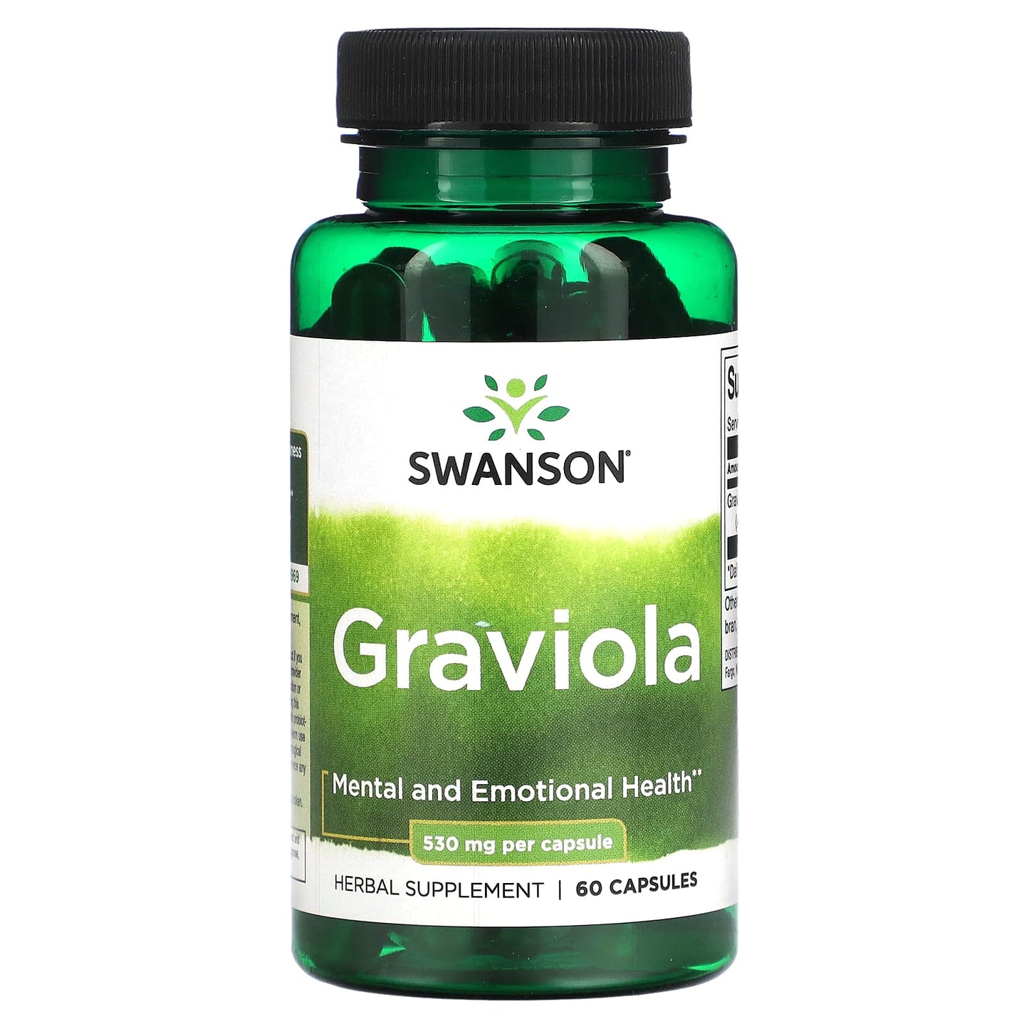 Swanson, Graviola, 530 mg, 60 Capsules - Image 1