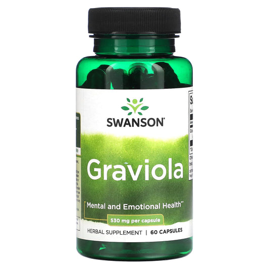 Swanson, Graviola, 530 mg, 60 Capsules - Image 1