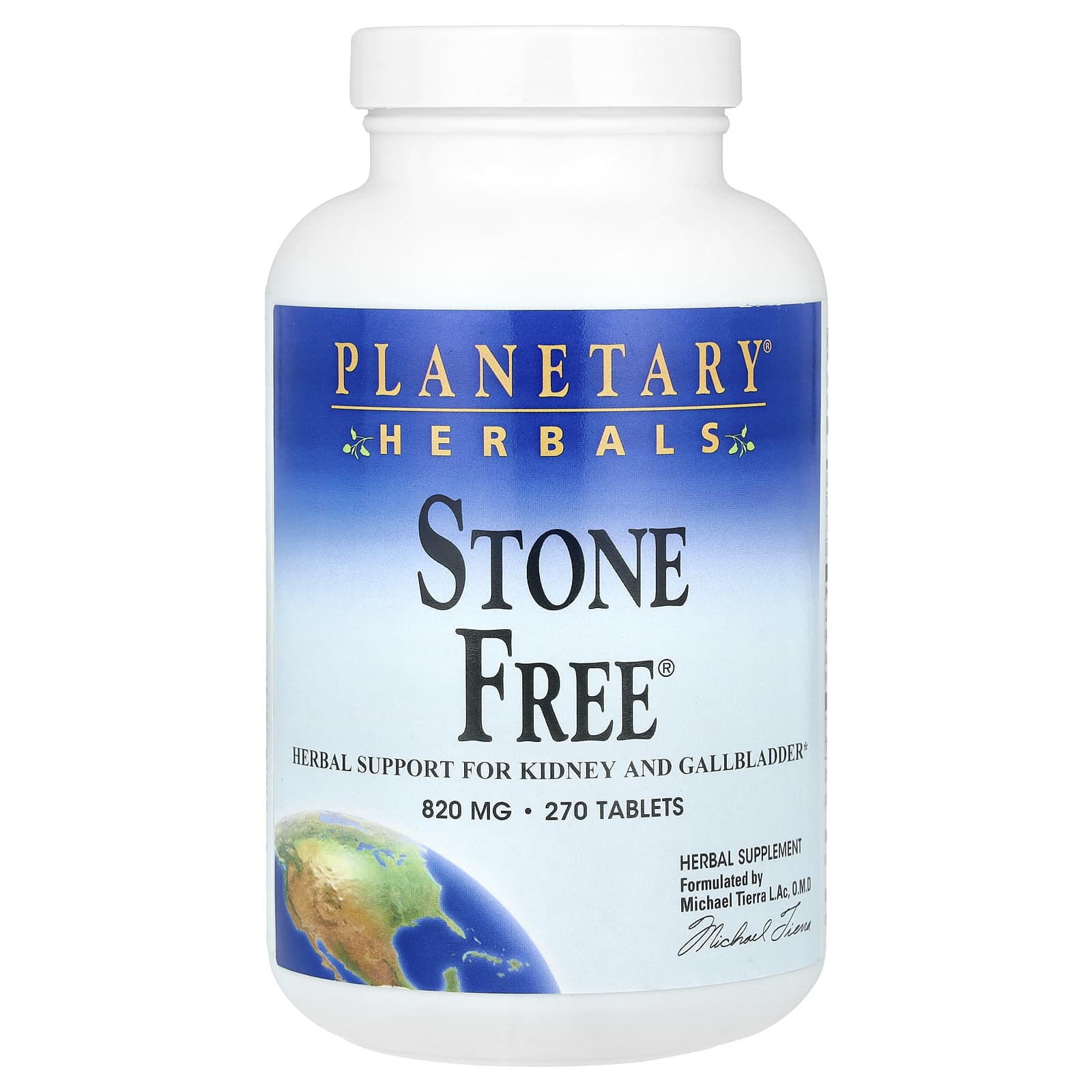 Planetary Herbals, Stone Free®, 270 Tablets - Image 1