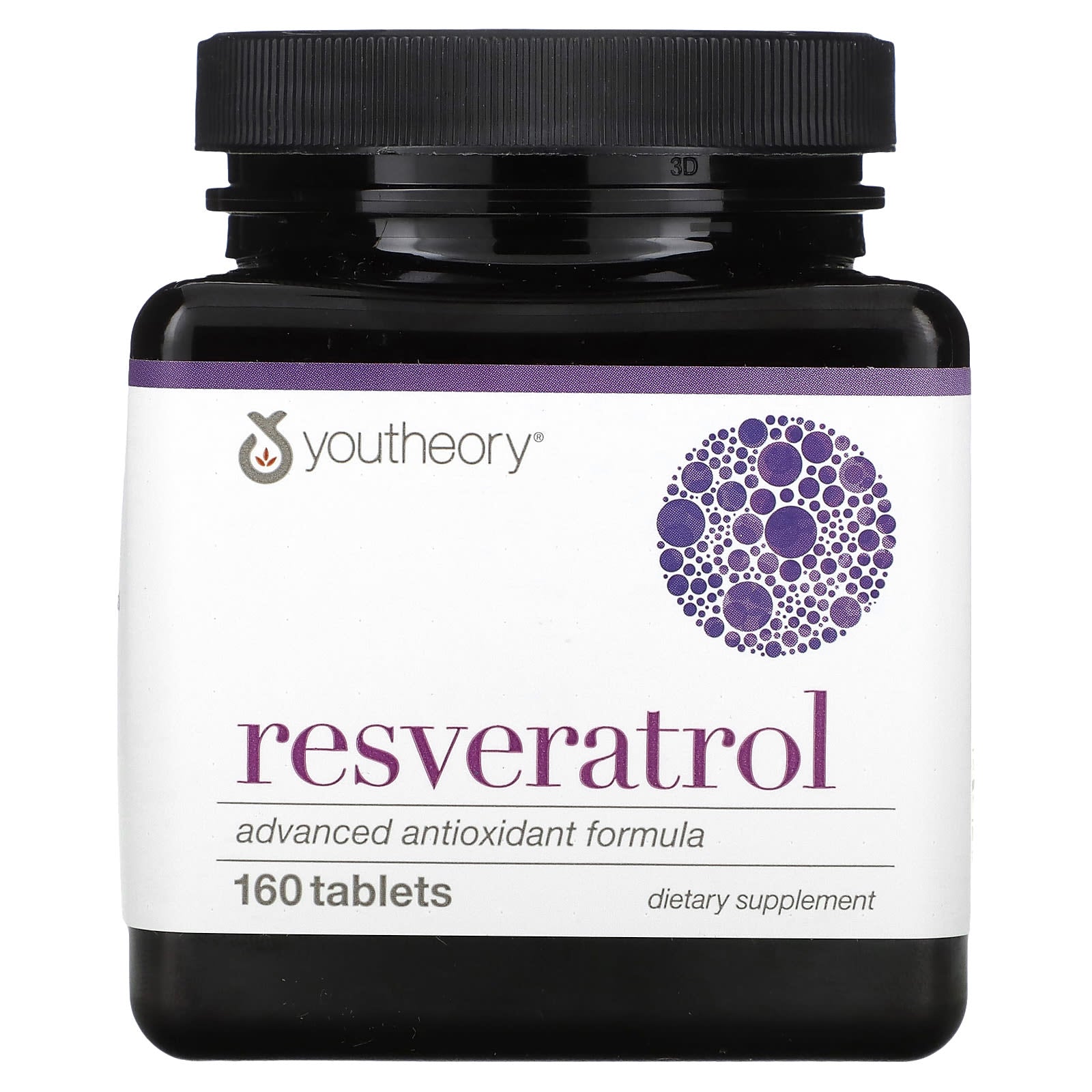 Youtheory, Resveratrol, 160 Tablets - Image 1