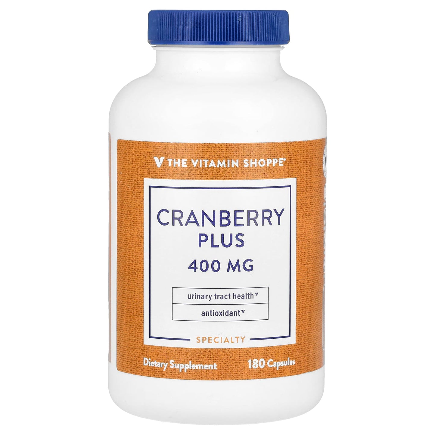 The Vitamin Shoppe, Cranberry Plus, 400 mg, 180 Capsules - Image 1