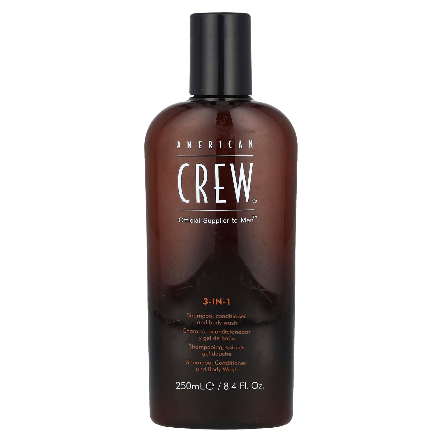 American Crew 3-In-1 Shampoo, Conditioner & Body Wash 250ml - Image 1
