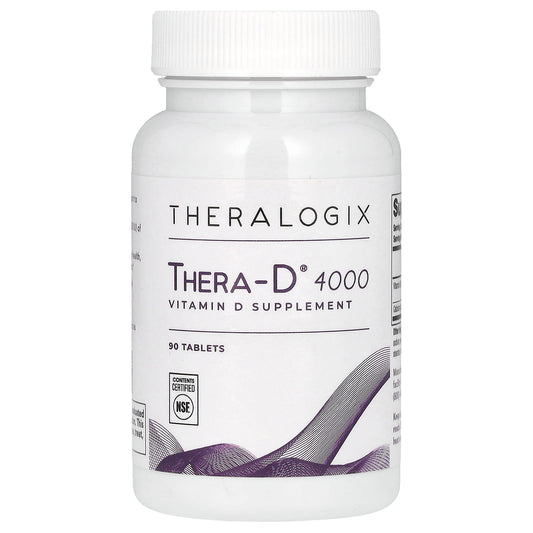 Theralogix, Thera-D 4000, 90 Tablets - Image 1