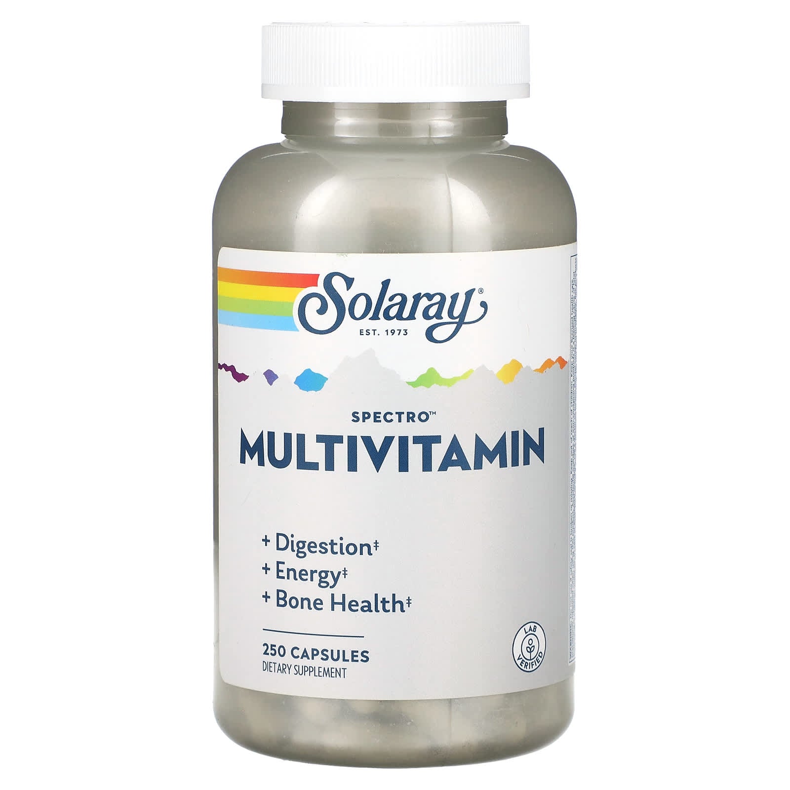 Solaray, Spectro Multivitamin, 250 Capsules - Image 1