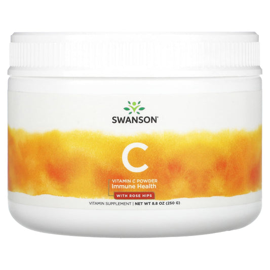 Swanson, Vitamin C Powder, with Rose Hips, 8.8 oz (250 g) - Image 1