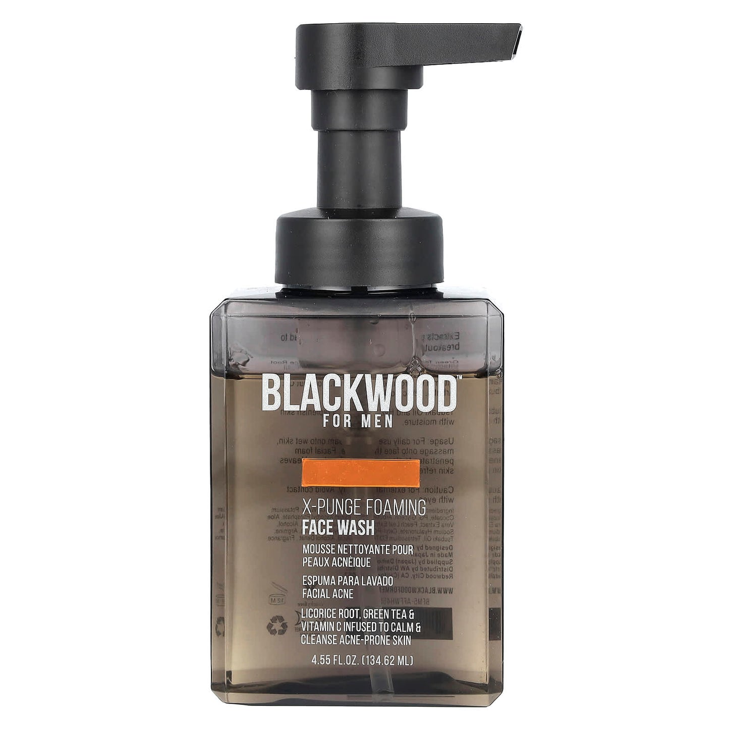 Blackwood For Men X-Plunge Foaming Face Wash, 134.62 ml, Acne-Prone Skin - Image 1