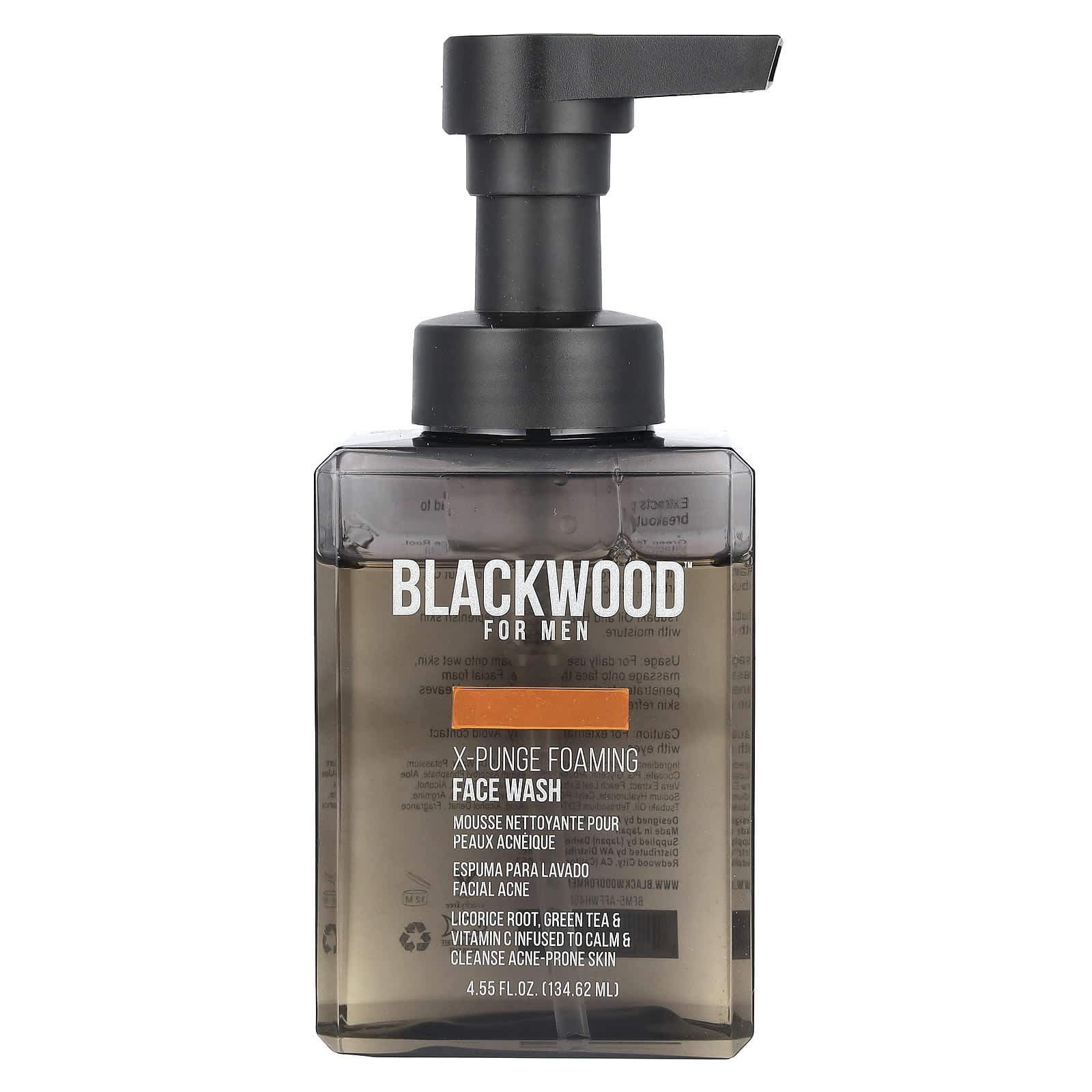 Blackwood For Men X-Plunge Foaming Face Wash, 134.62 ml, Acne-Prone Skin - Image 1