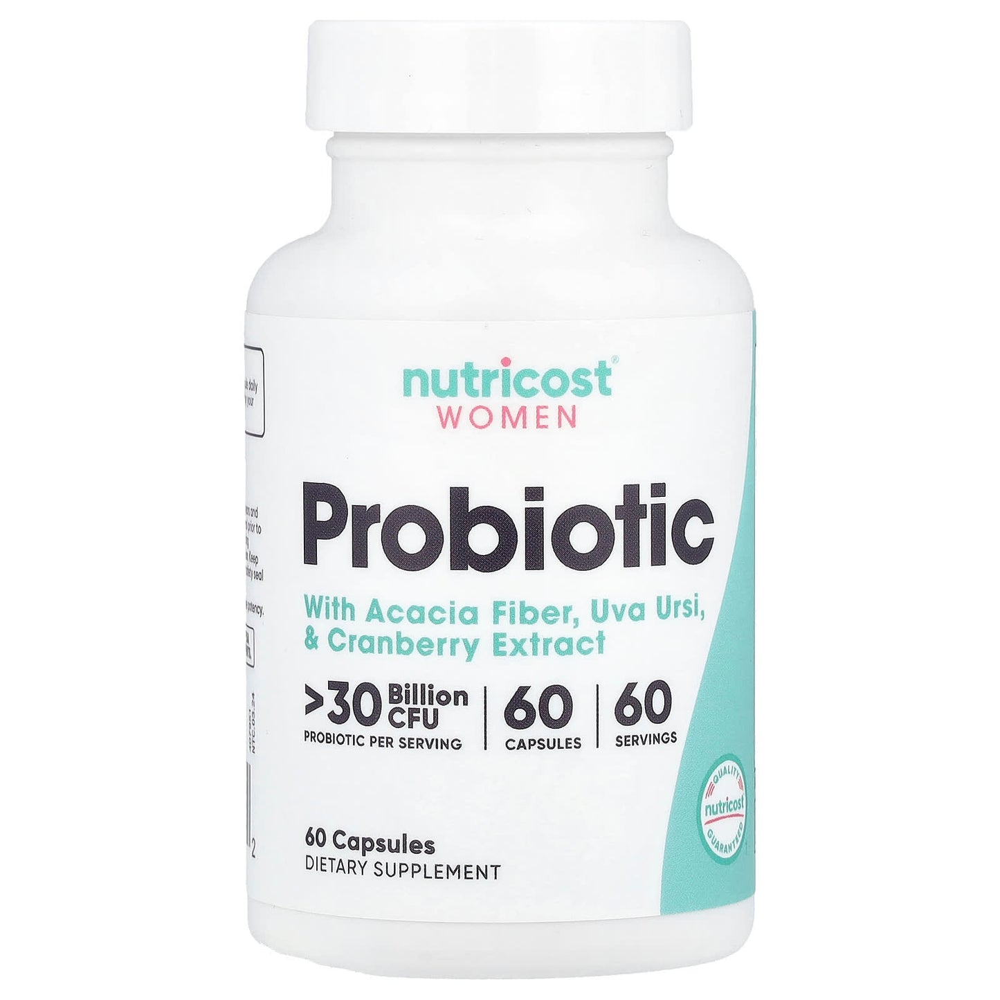 Nutricost, Women, Probiotic, >30 Billion CFU, 60 Capsules - Image 1