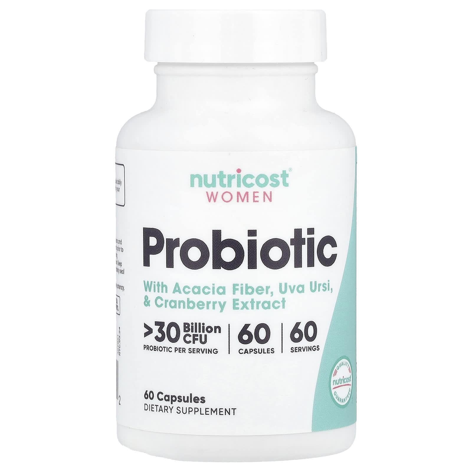 Nutricost, Women, Probiotic, >30 Billion CFU, 60 Capsules - Image 1