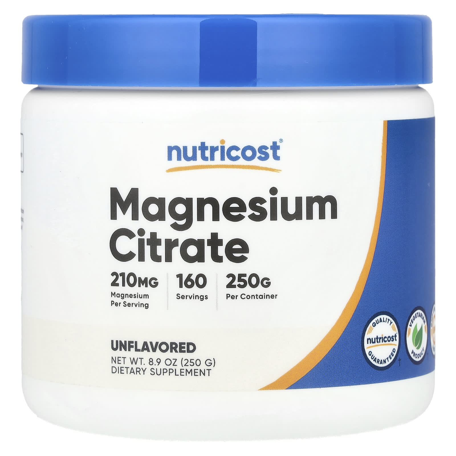 Nutricost, Magnesium Citrate, Unflavored, 8.9 oz (250 g) - Image 1