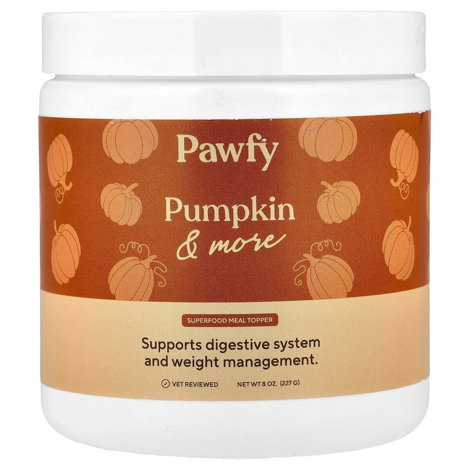 Pawfy, Pumpkin & More, 8 oz (227 g) - Image 1