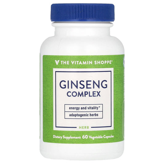 The Vitamin Shoppe, Ginseng Complex, 60 Vegetable Capsules - Image 1