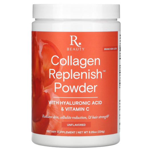 Reserveage Beauty, Collagen Replenish Powder, Unflavored, 8.25 oz (234 g) - Image 1