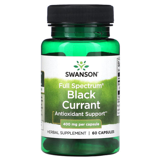 Swanson, Full Spectrum Black Currant, 400 mg, 60 Capsules - Image 1