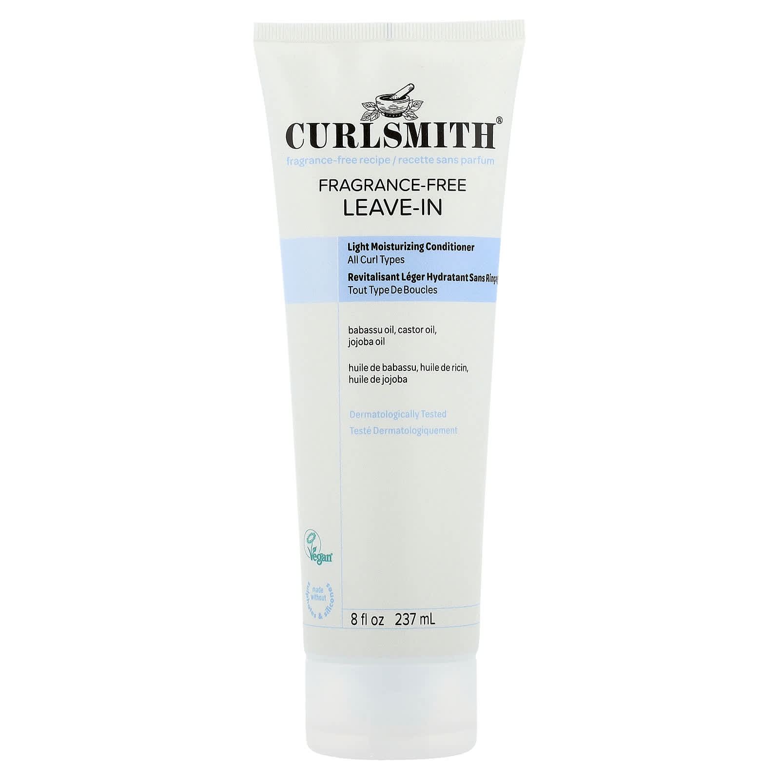 Curlsmith Fragrance-Free Leave-In Cream for All Curl Types - 8 fl oz - Image 1