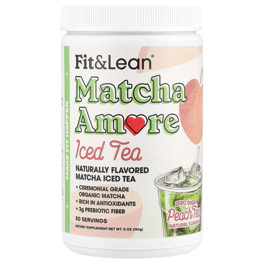 Boost Energy & Focus with Organic Matcha Iced Tea by Fit & Lean - Image 1