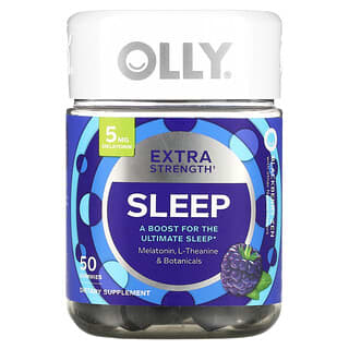 Sleep Better with OLLY Blackberry Zen 50 Gummies | Natural Melatonin