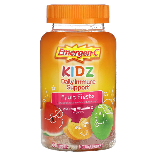 Emergen-C Kids Daily Immune Support, Fruit Fiesta, 44 Gummies for Enhanced Energy - Image 1