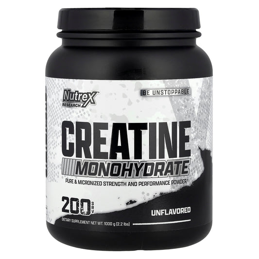 Nutrex Research, Creatine Monohydrate, Unflavored, 2.2 lbs (1,000 g) - Image 1