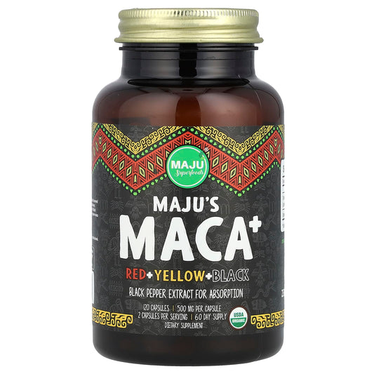 Maju Superfoods, Maju's Maca+, 120 Capsules - Image 1
