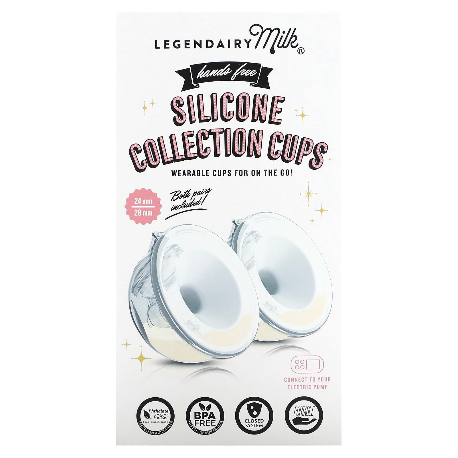 Legendairy Milk, Silicone Collection Cups, 2 Count - Image 1