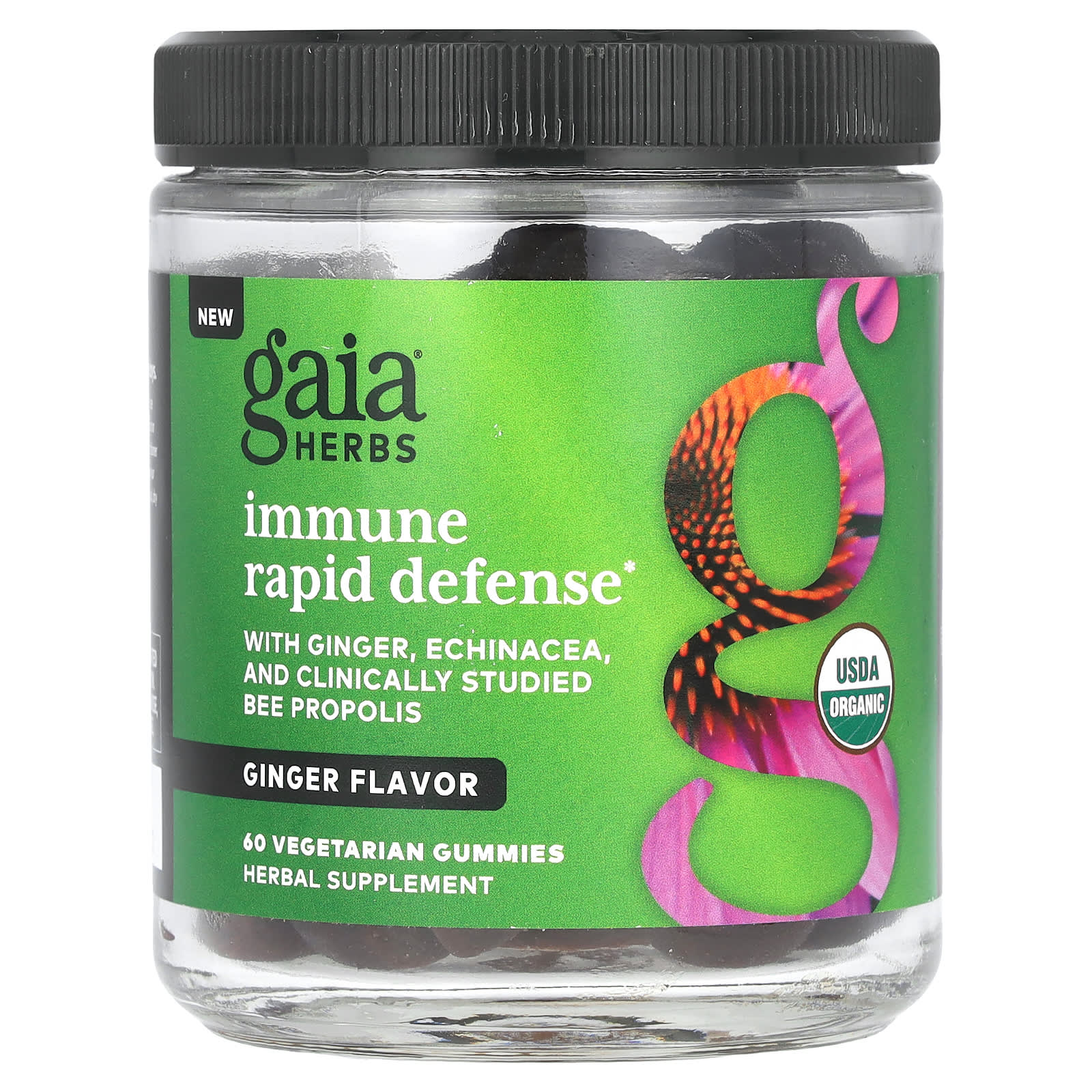 Gaia Herbs Immune Rapid Defense Gummies for Fast Relief - Image 1