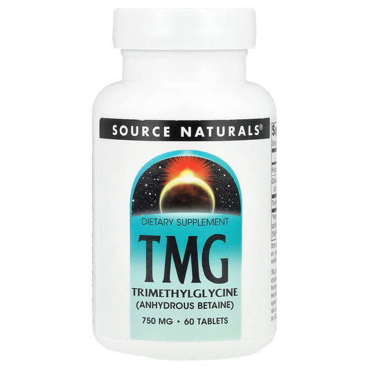 Source Naturals, TMG, 60 Tablets - Image 1