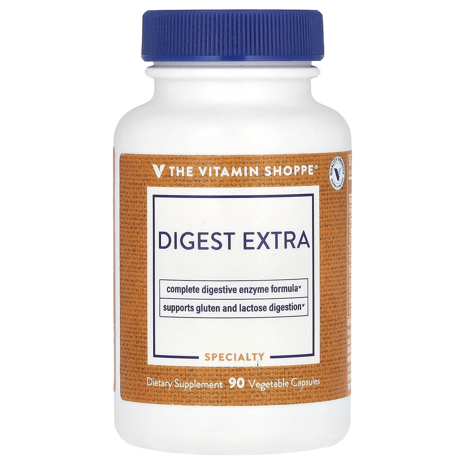 The Vitamin Shoppe, Digest Extra, 90 Vegetable Capsules - Image 1