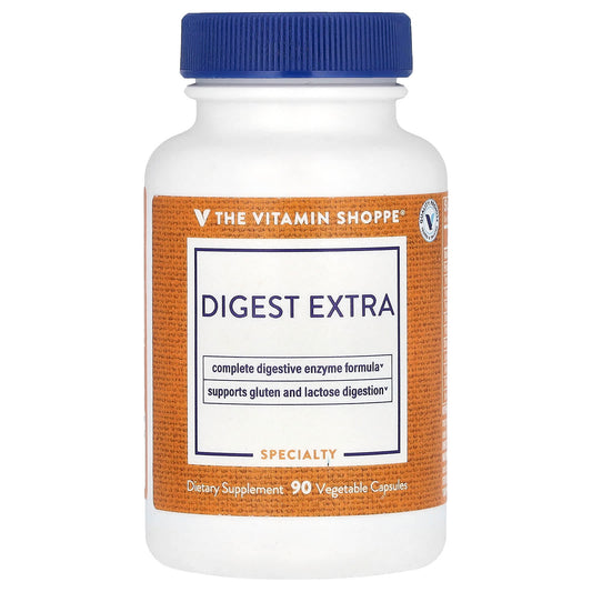 The Vitamin Shoppe, Digest Extra, 90 Vegetable Capsules - Image 1