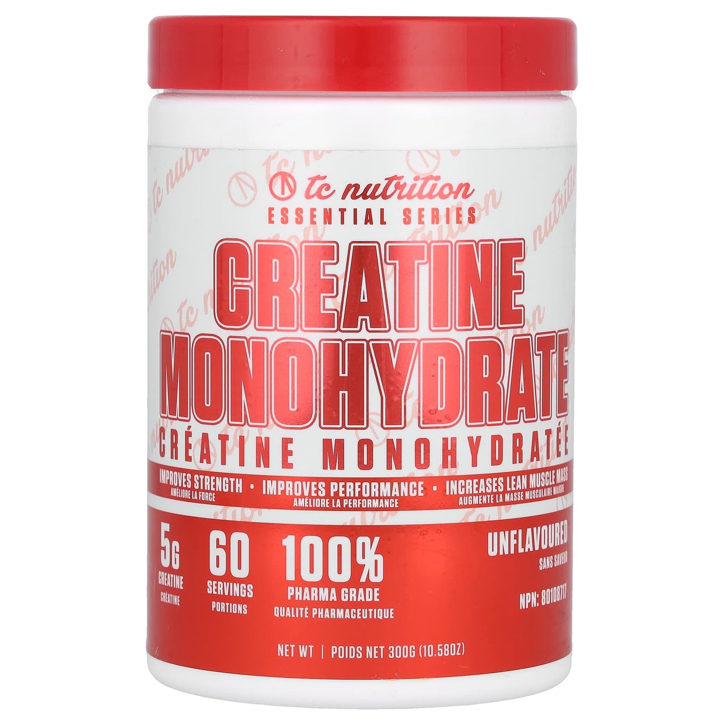 TC Nutrition, Essential Series, Creatine Monohydrate, Unflavored, 10.58 oz (300 g) - Image 1